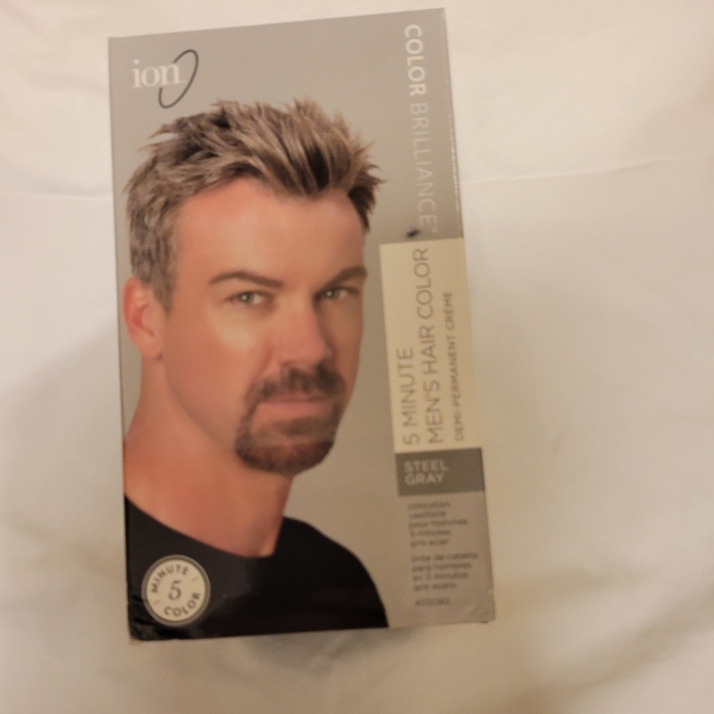 New 3 pack Ion Color Brilliance 5 minute hair color Steel Gray